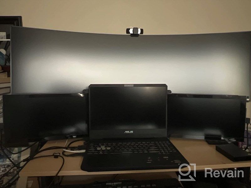 img 1 attached to 🔍 14" Trio Portable Monitor with Height Adjustment - Compatible with Laptops, 1920X1080P, 60Hz review by Shawn Unger