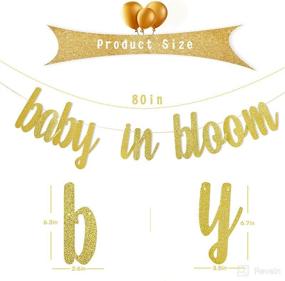 img 3 attached to Baby Bloom Banner Glitter Decoration