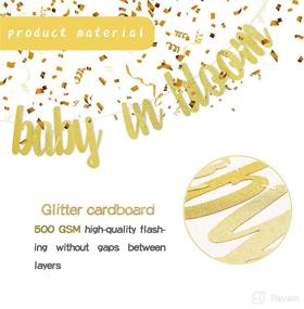 img 1 attached to Baby Bloom Banner Glitter Decoration