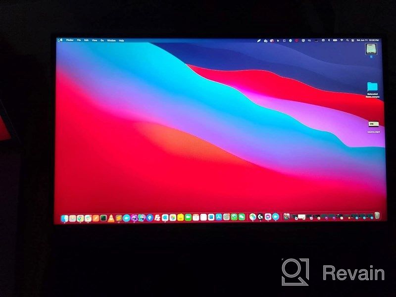 img 1 attached to CUIUIC Upgraded 17.3" Portable Monitor - Mountable, Ultrawide Screen, Wall Mountable, OTG, Flicker-Free, Lightweight, HDMI, 60Hz review by William Gadit