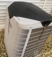 img 1 attached to ❄️ Premium Heavy Duty Winter Top Air Conditioner Cover for Outdoor Units by Jeacent review by Jared Barit