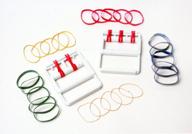 rubber-band hand exerciser bundle: cando 10-1800 hand grip trainer with 25 bands included logo