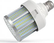jesled 280w equivalent e26 led corn bulb, e26/e27 medium base, 40w 4400 lumens, 6000k large area cool daylight white, suitable for indoor outdoor garage warehouse factory porch and office logo