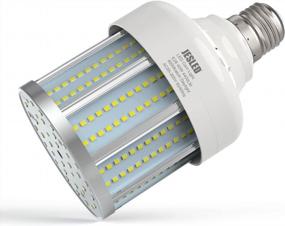 img 4 attached to JESLED 280W Equivalent E26 LED Corn Bulb, E26/E27 Medium Base, 40W 4400 Lumens, 6000K Large Area Cool Daylight White, Suitable For Indoor Outdoor Garage Warehouse Factory Porch And Office