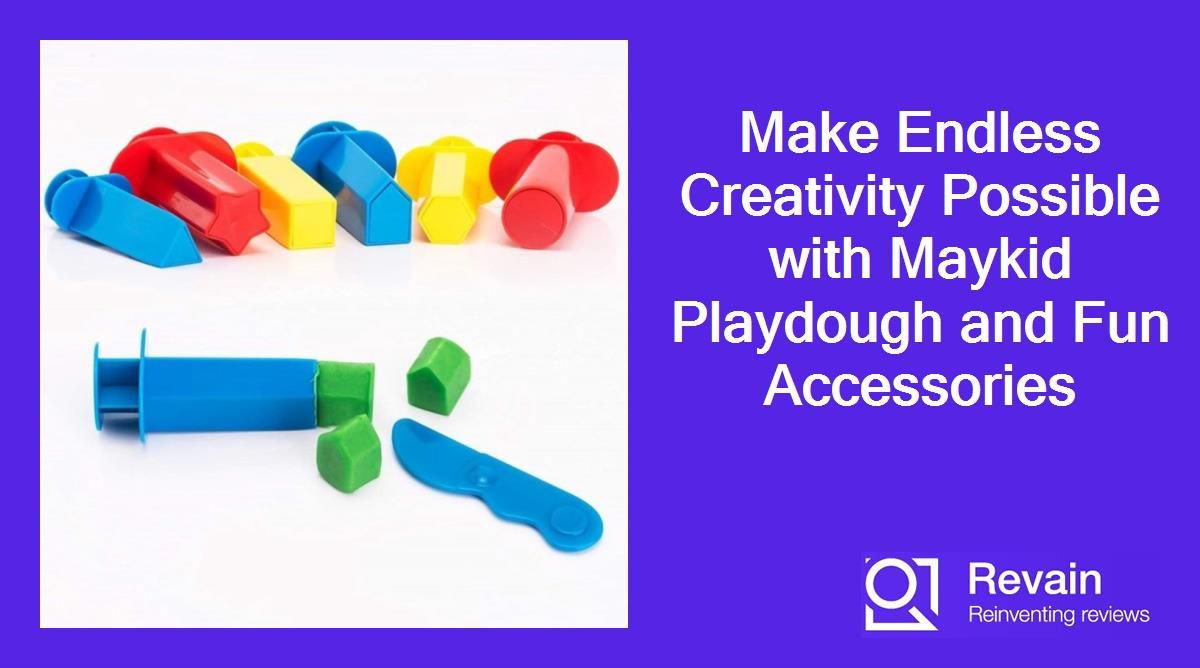 Make Endless Creativity Possible with Maykid Playdough and Fun Accessories