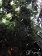 img 1 attached to Light Up Your Holiday Bushes: KNONEW Christmas Net Lights With 360 LEDs And 8 Modes review by Tutan Hesch