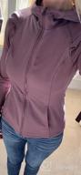 img 1 attached to Yogalicious Lightweight Full-Zip Hooded Workout Jacket With Thumbholes review by Trisha Phillips