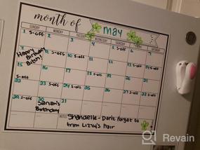 img 7 attached to Stay Organized and Efficient with planOvation's Magnetic Dry Erase Refrigerator Calendar: Large Monthly Planner Magnet for a Clutter-Free Life!