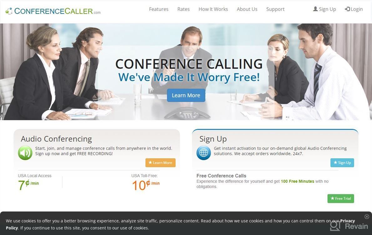 img 1 attached to ConferenceCaller.com review by Rob Clark