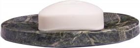 img 2 attached to Add Elegance To Your Bathroom With CraftsOfEgypt Green Marble Soap Dish – Polished & Shiny Holder For Your Soap