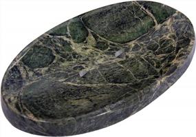 img 4 attached to Add Elegance To Your Bathroom With CraftsOfEgypt Green Marble Soap Dish – Polished & Shiny Holder For Your Soap