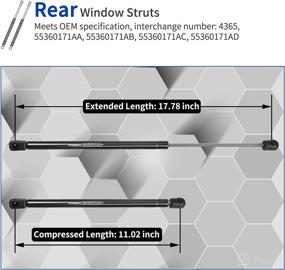 img 2 attached to Replacement For 2002-2007 Liberty Rear Window Struts