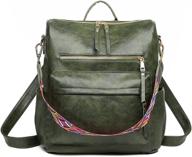 👜 women's synthetic leather fashion shoulder handbags & wallets - satchel backpacks logo
