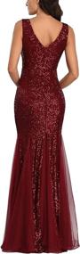 img 3 attached to ARFAR Sparkle Vintage Evening Sleeveless Women's Clothing and Dresses: Glam Up your Party Look!