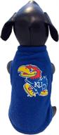 🐶 ncaa kansas jayhawks polar fleece dog sweatshirt: show your team spirit! логотип