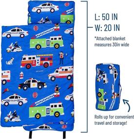 img 1 attached to Soft And Durable Heroes Nap Mat For Boys And Girls - Ideal For Daycare And Preschool Sleepovers With Reusable Pillow