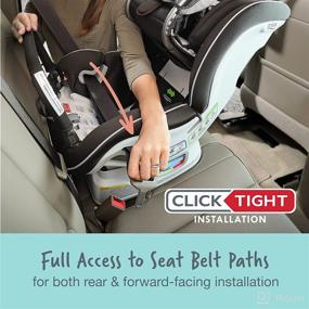 img 1 attached to 🚗 Britax Marathon ClickTight Convertible Car Seat - Dual Comfort Grey: Moisture Wicking & Ventilating Fabric [Amazon Exclusive]