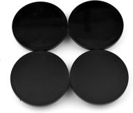 enhance your ride: 67mm/59mm black car wheel center hub caps set of 4 for blazer(1995-2005) s10(1995-2004) #15661129 логотип