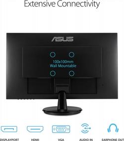 img 1 attached to ASUS VA27DQ 1080P Monitor with Adaptive Sync, 75Hz Refresh Rate, 🖥️ Frameless Design, Blue Light Filter, Flicker-Free Technology, Tilt Adjustment, and LED Backlighting