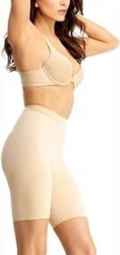 img 4 attached to Seamless Thigh Shaper For Slimming And Shaping