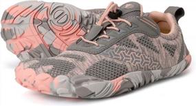 img 4 attached to Discover the Game-Changing Joomra Women's Minimalist Trail 👟 Running Barefoot Shoes with Wide Toe Box and Zero Drop