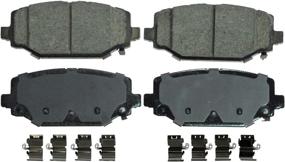 img 4 attached to Wagner QuickStop ZD1596 Ceramic 🔵 Brake Pads - Disc Brake Pad Set