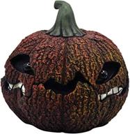 solar powered weathered orange jack-o-lantern outdoor decoration - moonrays 97028 logo