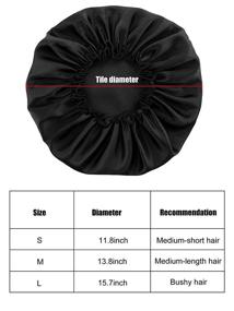 img 2 attached to 💤 Blulu Pieces Bonnet Sleeping Turbans: The Ultimate Hair Protection and Styling Solution