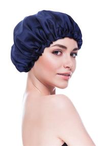 img 1 attached to 💤 Blulu Pieces Bonnet Sleeping Turbans: The Ultimate Hair Protection and Styling Solution