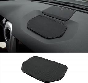 img 4 attached to JDMCAR Dashboard Mat Compatible With 2021-2014 Toyota Tundra Accessories - Silicone Material, Black Trim Upgrade