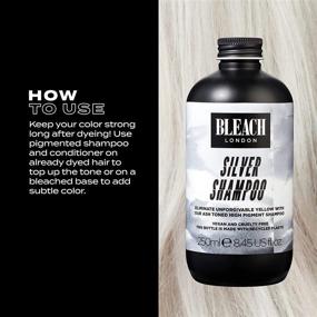 img 2 attached to Revive and Brighten Silver Tresses with London's Bleach Silver Shampoo 250ml