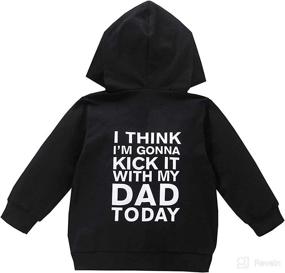 img 4 attached to Toddler Hoodies Sweatshirt Sweater Outdoor Apparel & Accessories Baby Boys