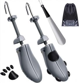 img 4 attached to Men'S Adjustable Length & Width Shoe Stretcher And Shoe Trees For US Size 10-13.5
