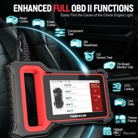 img 1 attached to 2022 Newest Version Thinkscan Plus S7 OBD2 Scanner - Engine ABS Airbag Transmission AC BCM IC Diagnostic Tool - Code Reader Automotive Scan Tool SRS Oil TPMS - 28 Resets Live Data