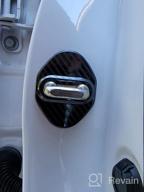 img 1 attached to Protect Your Honda With TOMALL Stainless Steel Car Door Lock Covers In Sporty Red review by Jason Hill