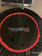 img 1 attached to 43/48" Foldable Mini Trampoline - 4 Level Height Adjustable Foam Handle Exercise Rebounder For Kids & Adults, 440Lbs Max Load | Indoor Outdoor Workout By Tomser review by Guled Probz