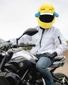 img 1 attached to 🏍️ Motorcycle Helmet Covers by Carbon Moto Gear