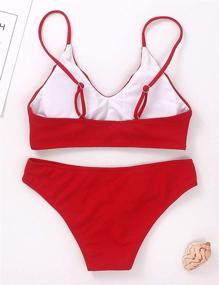 img 2 attached to Womens Swimsuits Waisted Bathing Swimwear Women's Clothing : Swimsuits & Cover Ups