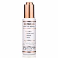 giovanni facial serum: 1.6 oz - natural vitamin c boost for energizing & reviving skin logo