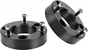 img 4 attached to 2004-2022 F150 2WD/4WD Leveling Lift Kit - 2In Front Strut Spacers Compatible With 2004-2021 2022 Models