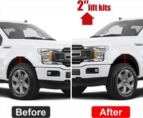 img 2 attached to 2004-2022 F150 2WD/4WD Leveling Lift Kit - 2In Front Strut Spacers Compatible With 2004-2021 2022 Models