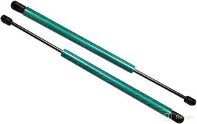 img 1 attached to KUNSYOUKIM Lift Supports For Honda Accord 10Th 2018-2020 Front Bonnet Hood Modify Carbon Fiber Gas Charged Shock Dampers Spring Struts Bar (2 PCS) (Green Carbon Fiber)