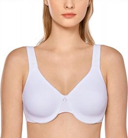 img 2 attached to DELIMIRA Women'S Minimizer Bra Plus Size Underwire Smooth Full Coverage Seamless Bras