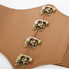 img 1 attached to Womens Steampunk Pirate Costumes Cincher Women's Accessories : Belts