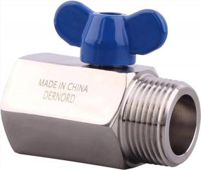 img 3 attached to DERNORD Stainless Steel Mini Ball Valve NPT Thread (3/4" Female&Male)