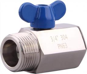 img 4 attached to DERNORD Stainless Steel Mini Ball Valve NPT Thread (3/4" Female&Male)