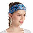 women's wide headband with pug dog design - funny gift for wife - adult headbands with cat, fox and narwhal designs. logo