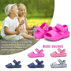 img 3 attached to STQ Toddler Sandals Drying Outdoor Boys' Shoes ~ Sandals