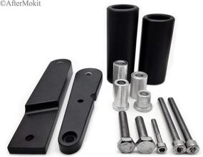 img 3 attached to AfterMokit Black Replacement Frame Sliders with Acetal Pucks for 2009-2011 Kawasaki Ninja 650 650R EX650