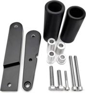 aftermokit black replacement frame sliders with acetal pucks for 2009-2011 kawasaki ninja 650 650r ex650 логотип